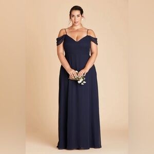 NWT Birdy Grey Devin Convertible Dress in Chiffon Navy